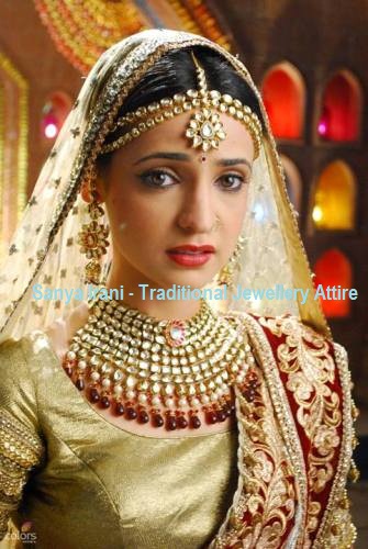 Sanya irani wedding jewellery costume